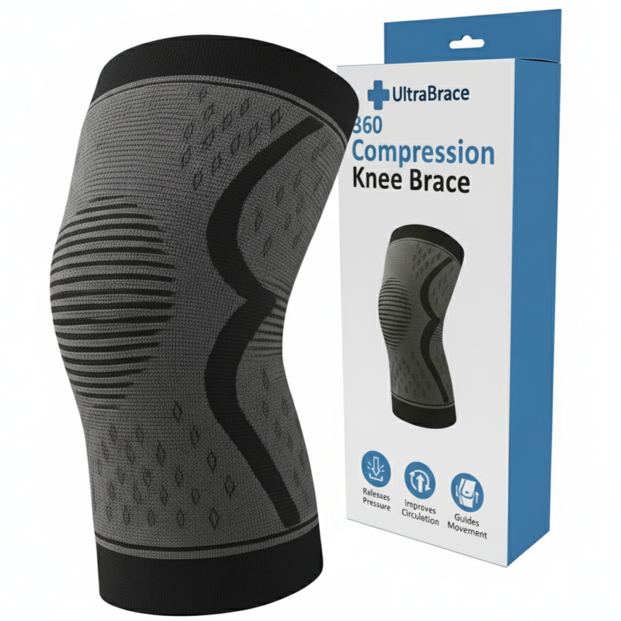 Ultra Brace™ 360 Compression Knee Brace for Women & Men